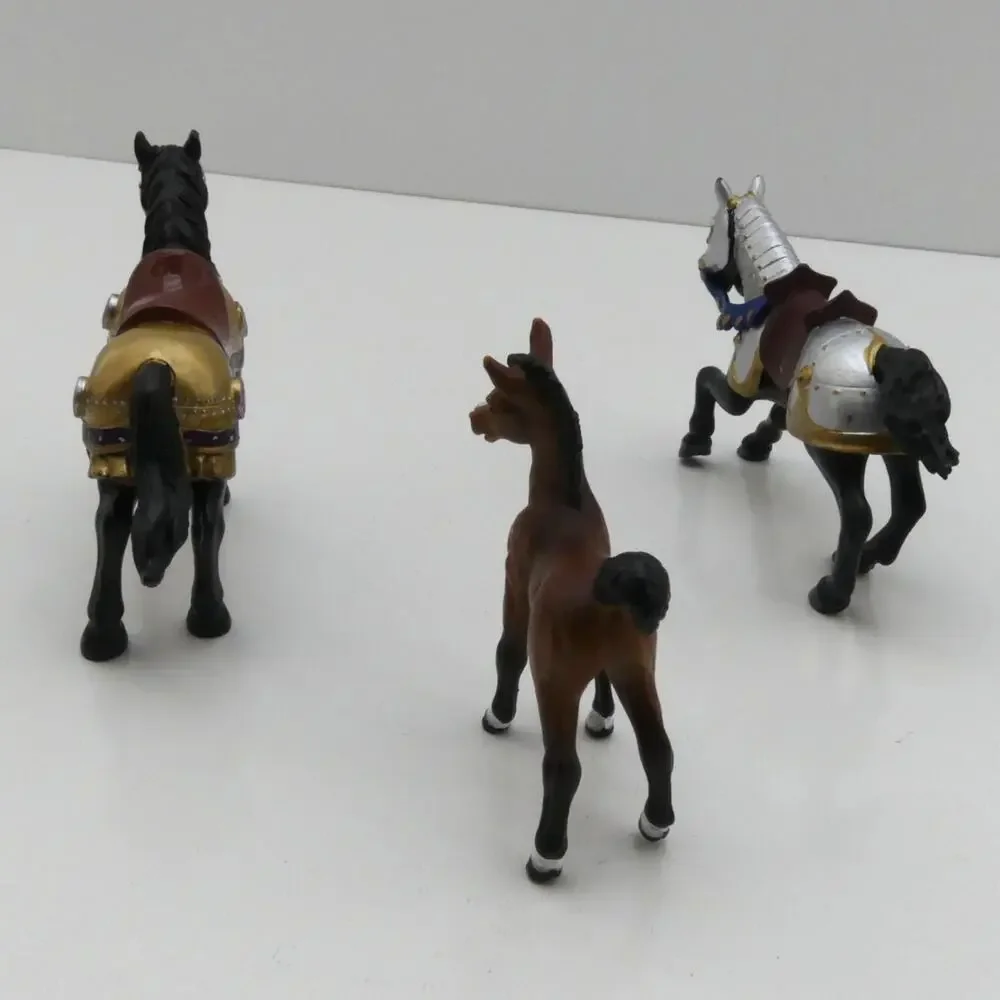 Lot of 12 Fantasy Medieval Figure Collection Dragons Knights Princess Horse Toy